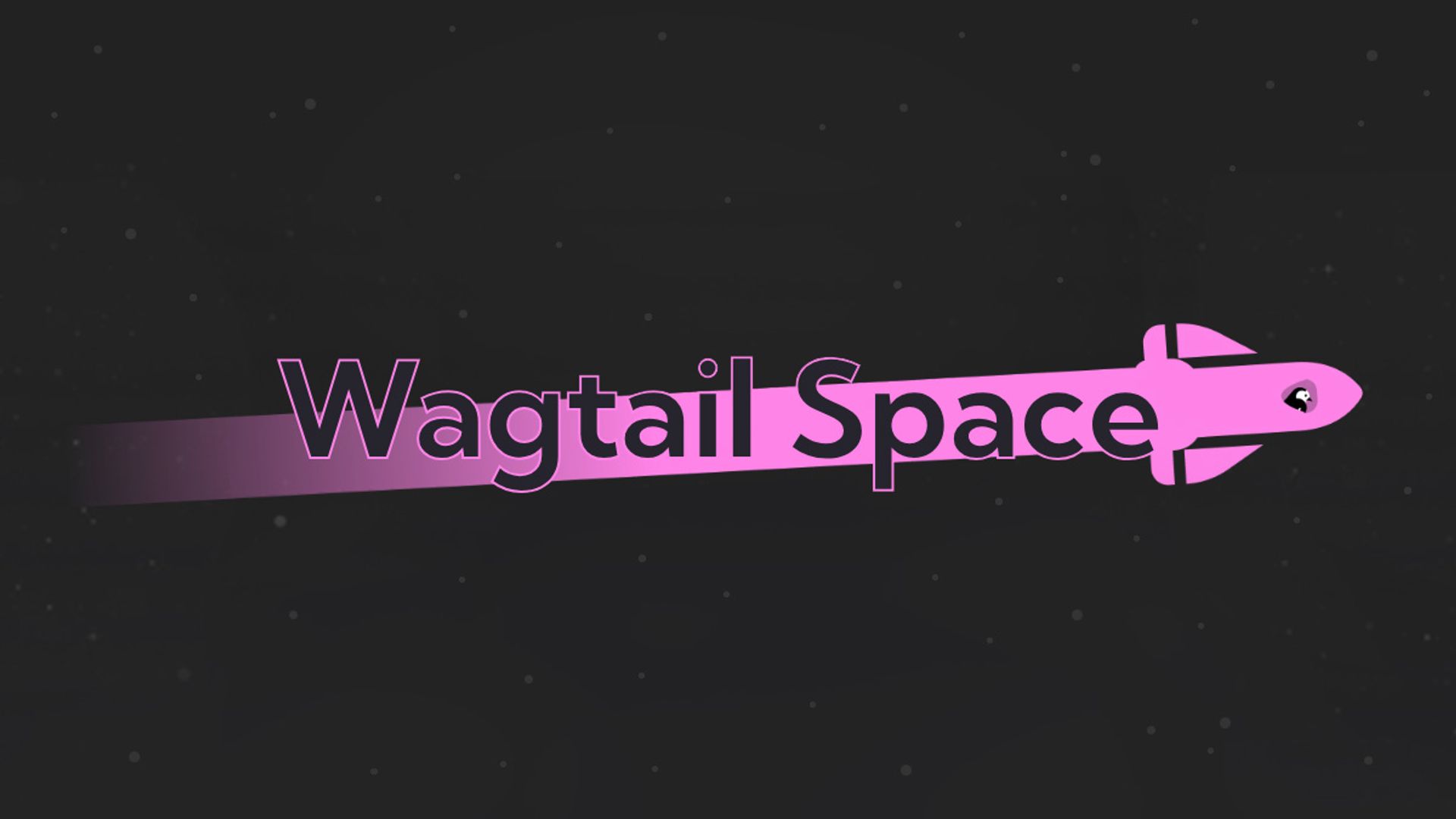 Wagtail Space event logo