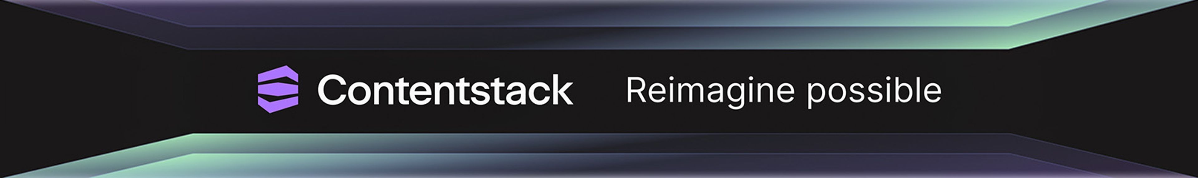 Reimagine Possible with Contentstack logo