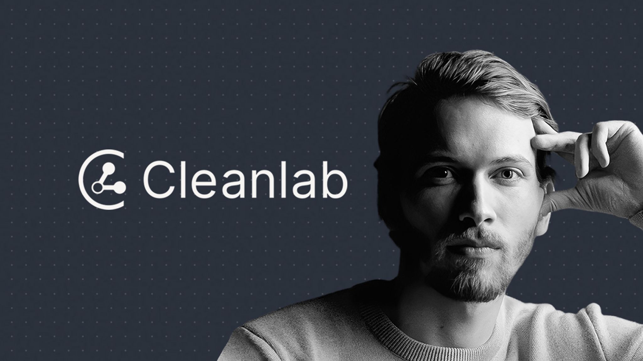 Curtis Northcutt headshot and Cleanlab logo