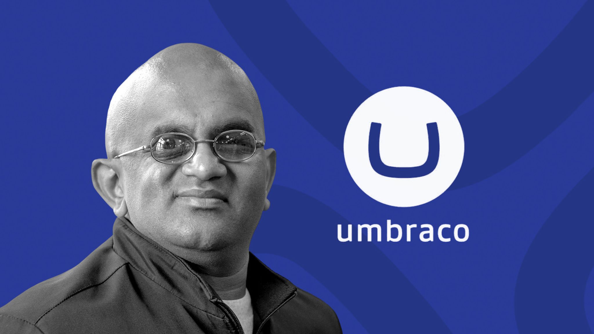 Umbraco logo and headshot of Emmanuel Tissera