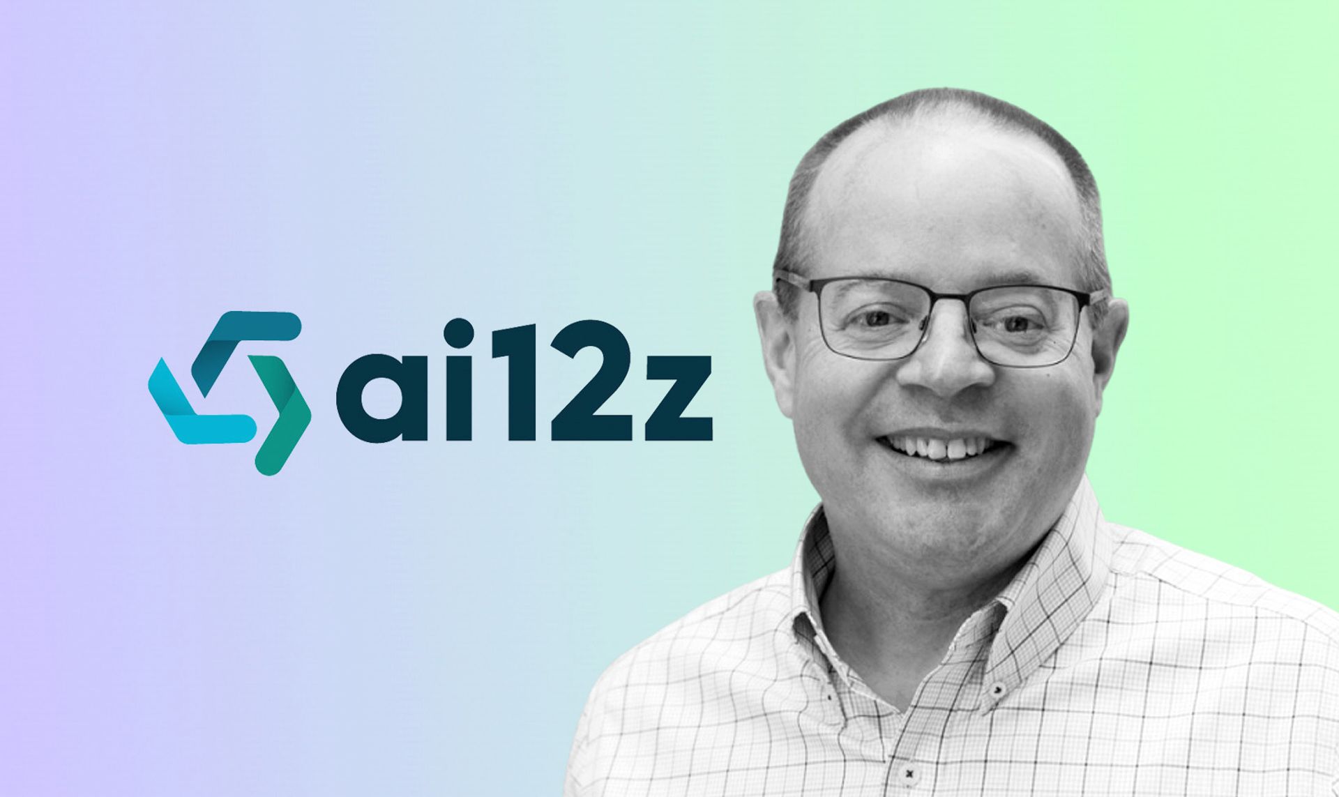 Bill Rogers headshot and ai12z logo