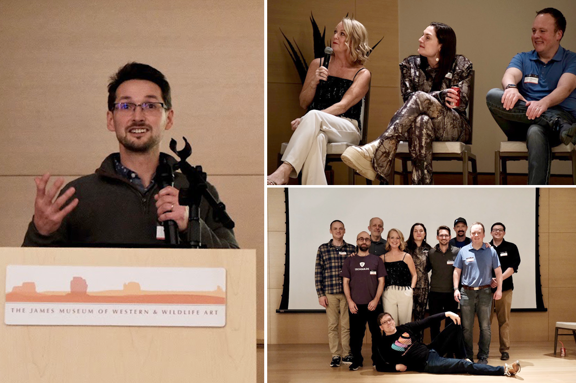 A person speaking into a microphone
AI-generated content may be incorrect.