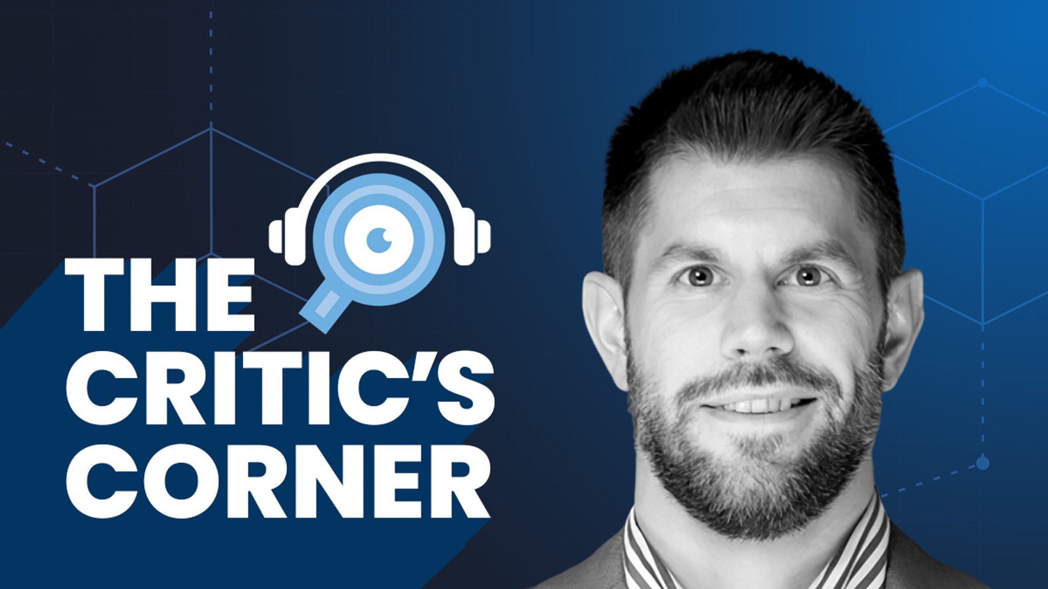 Dan Drapeau headshot and "The Critic's Corner" logo text